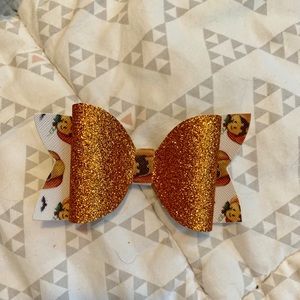 Halloween leather bow